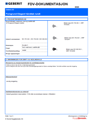FDV_Porsgrund Elegant møbler rundt håndtak FDV_Porsgrund Elegant møbler rundt håndtak