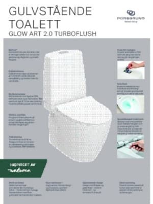 Porsgrund Glow Art plakat Porsgrund Glow Art plakat