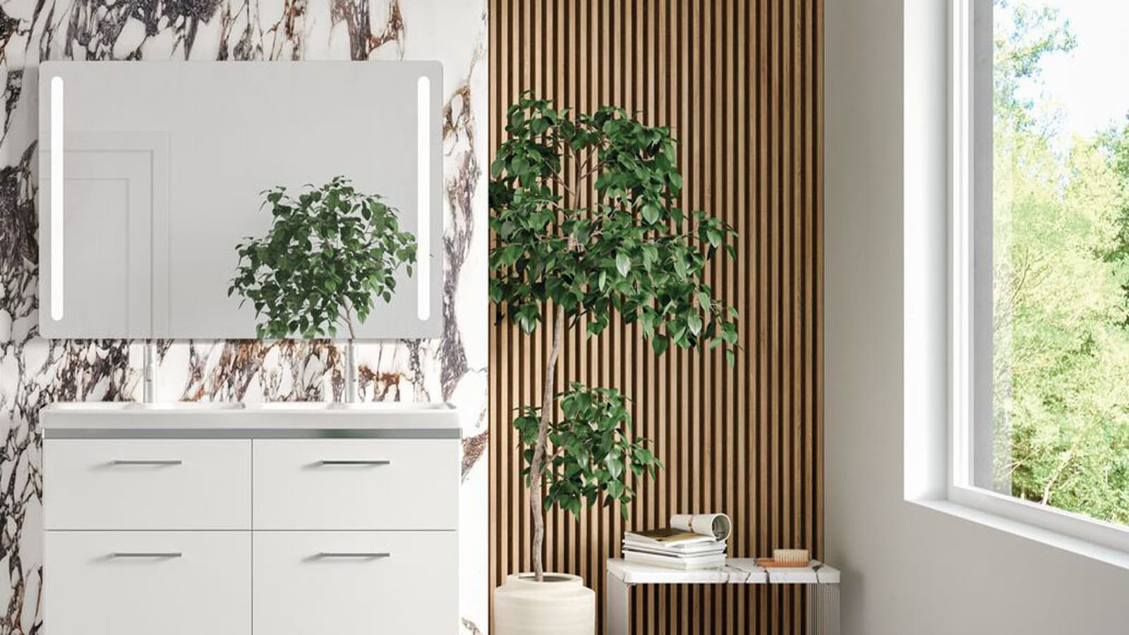 Baderom i nordisk stil Baderom i nordisk stil