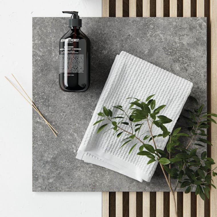 Bad i tre og grått Bad i tre og grått